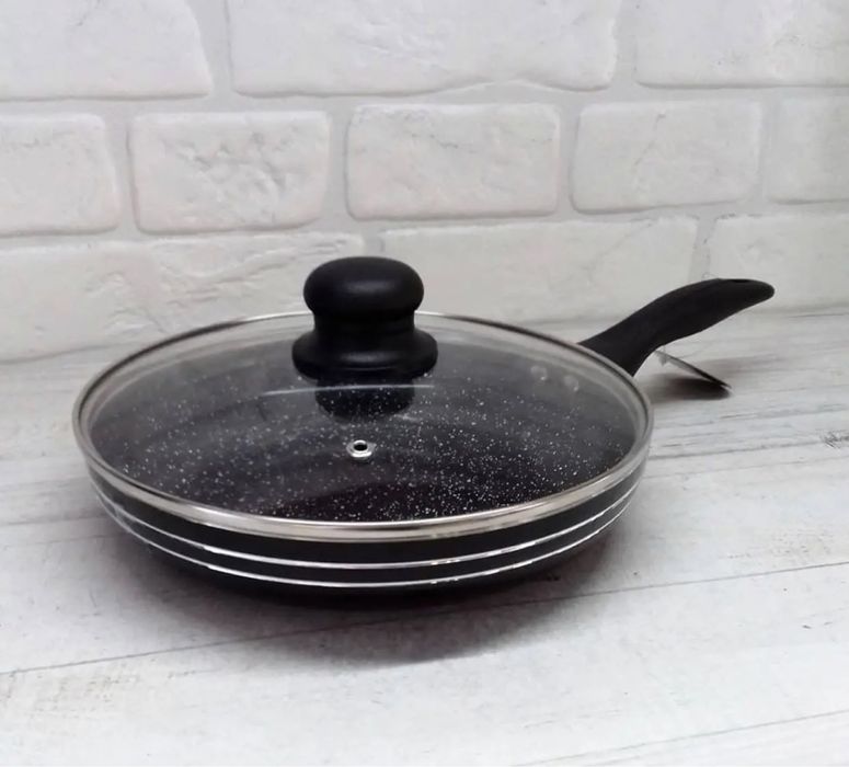 Сковорода с крышкой 26 см Edenberg EB-767 с мраморным покрытием