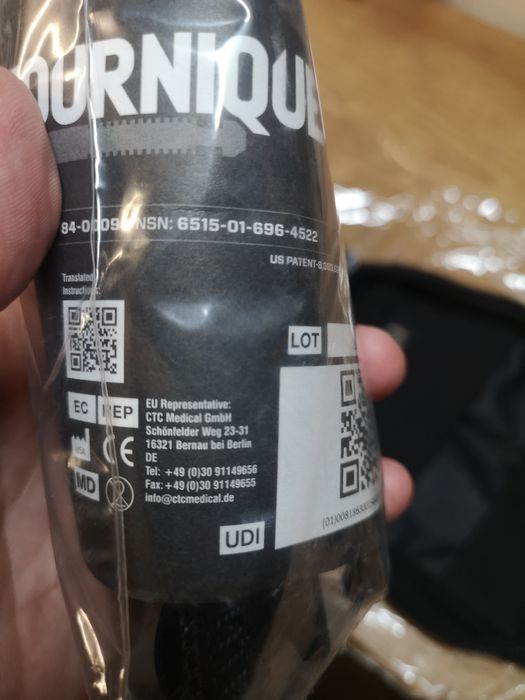 Torniquetes SOF - manivela metalica