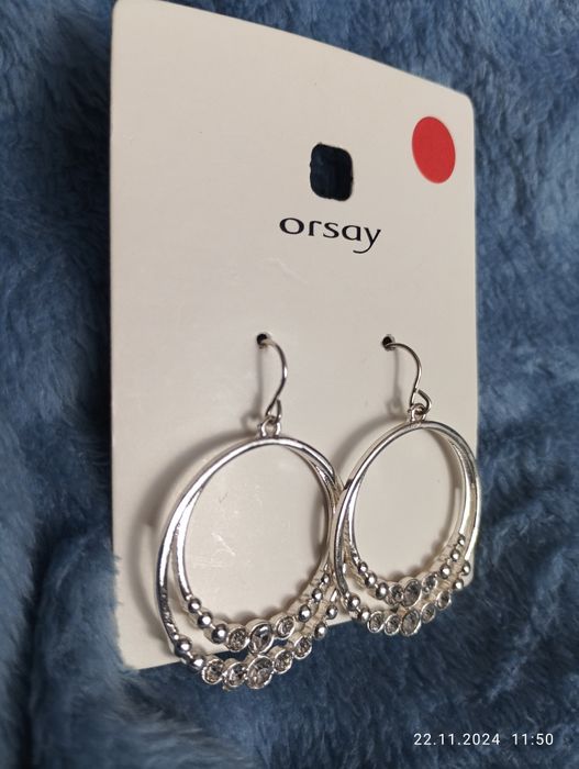 Kolczyki koła cyrkonie