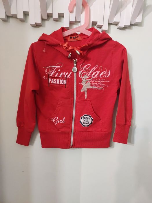 Nowa bluza dla dziewczynki z kapturem H-M-T