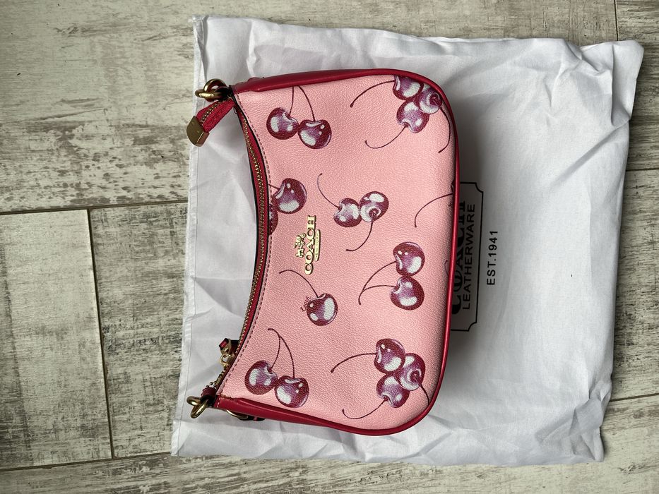 coach torebka nowa styl wiśni