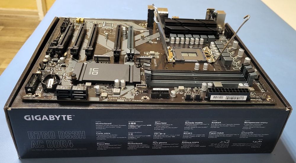 Материнська плата Gigabyte B760 DS3H AX DDR4 (s1700, Intel B760)