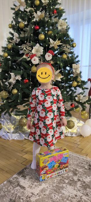 Новорічний костюм лук плаття сукня Санта Клаус на Новий рік