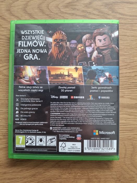 Lego Gwiezdne Wojny The Skywalker Saga PL Xbox One Xbox Series po polsku dubbing