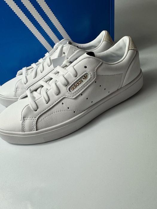 Nowe sneakersy damskie ADIDAS SLEEK W białe 37 1/3