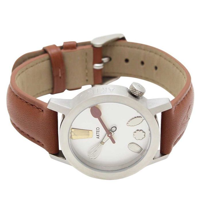 1990s AKTEO Designer watch | UNUSUAL Cuisine "Chef" Design | NEW