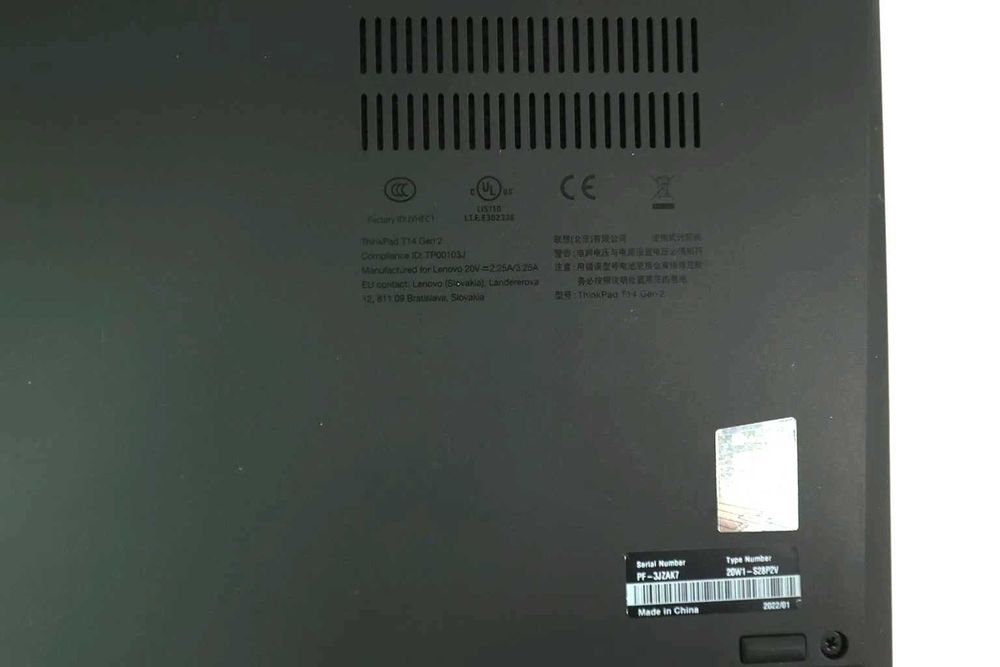 LENOVO THINKPAD T14 GEN 2 | I5-1145G7 | 256GB | 16GB