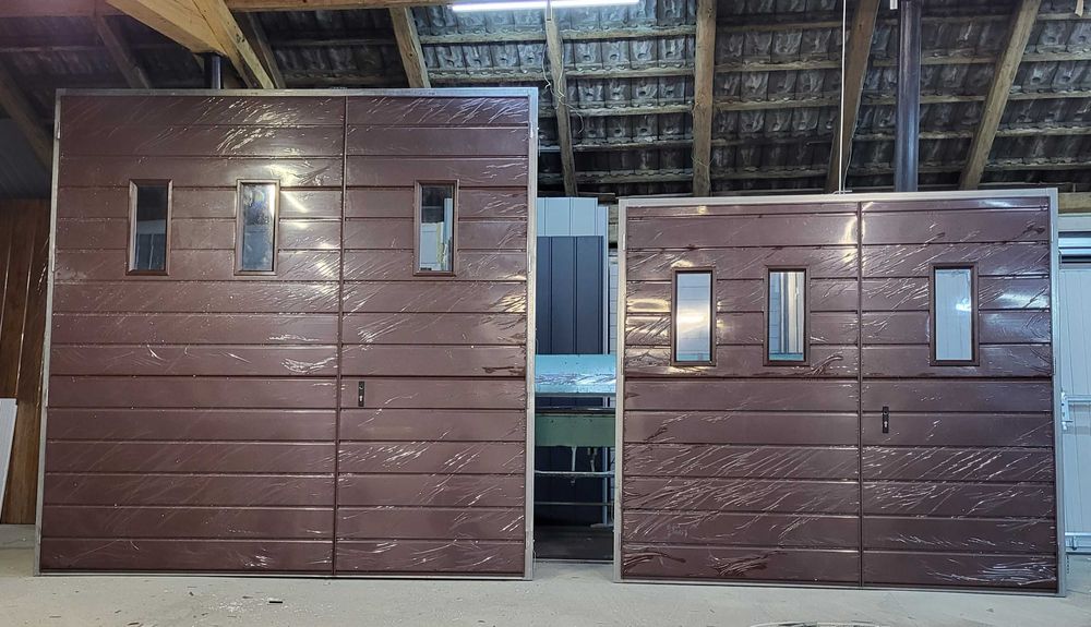 Brama garażowa, Drzwi stalowe, Brama na wymiar, Brama do muru