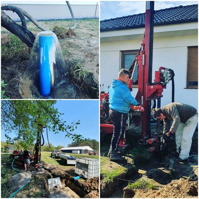 Studnie głębinowe, Wiercenie studni, kopanie studni. Chodzież