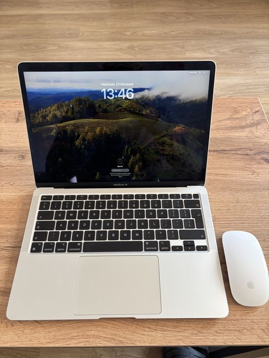 Apple MacBook Air M1 13,3" M1 8GB RAM 256GB Dysk macOS Srebrny