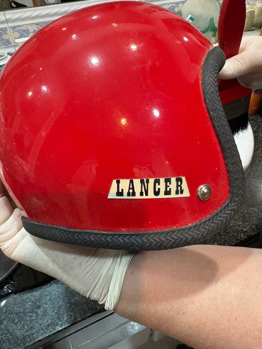Capacete de Mota vintage