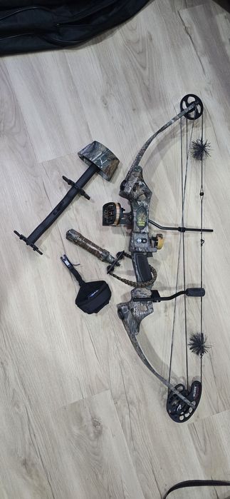 Arco Composto Martin Jaguar + Kit Completo (12 Flechas Carbono + Acess