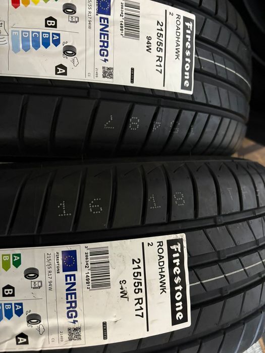 2 pneus novos 215-55/17 Firestone Roadhawk 2