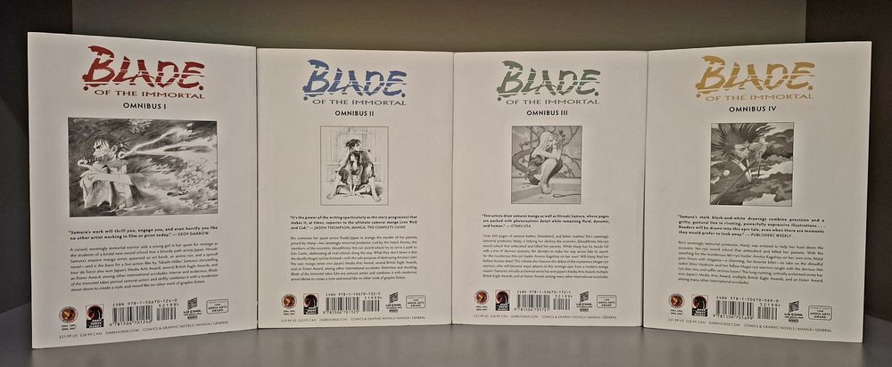 Манга Blade of the Immortal / Клинок Бессмертного: Omnibus 1-7 (Hiroaki Samura)