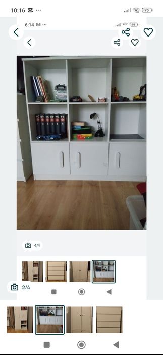 Komplet mebli białych