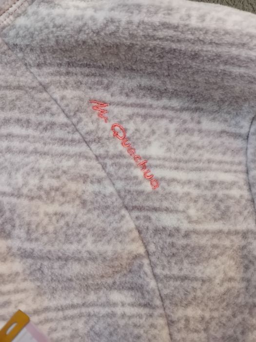 #Quechua bluza szara półgolf M