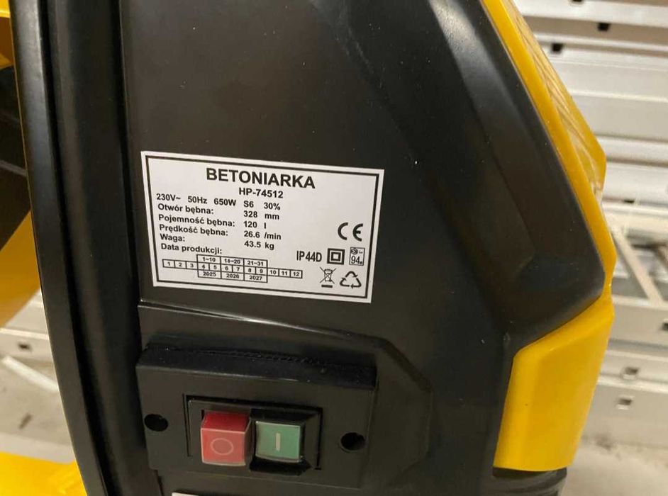 Betoniarka 160l 1300w