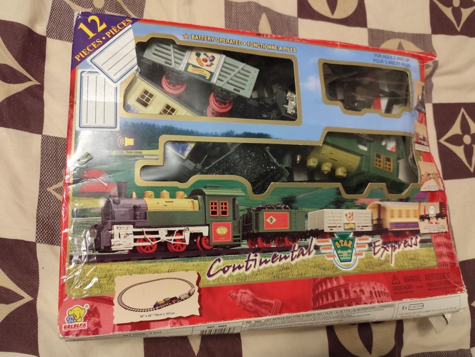 Железная дорога пазлы кубики