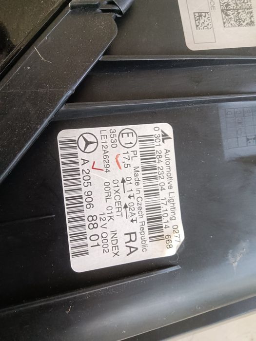 Ótica Original Mercedes Classe C W205 Led