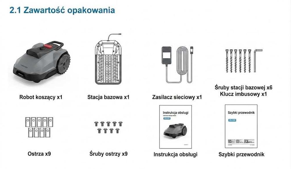 Robot Koszący Terramow Mini 500 Terravision 2.0 Wi-Fi Raty0% montaż Kaszuby/Trójmiasto