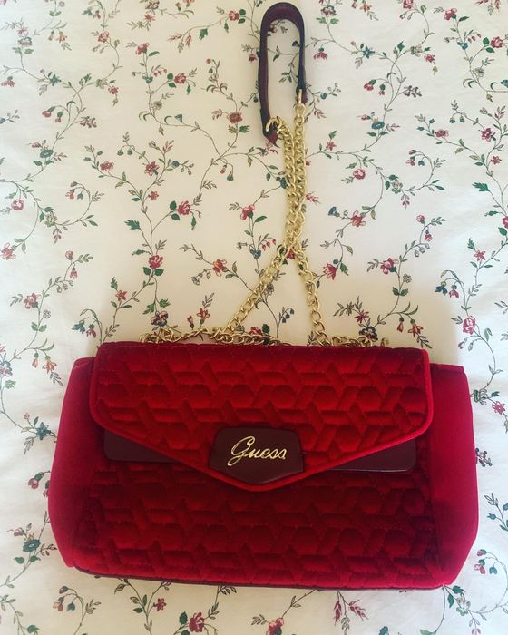 Bolsa Guess Vermelha Tira-colo