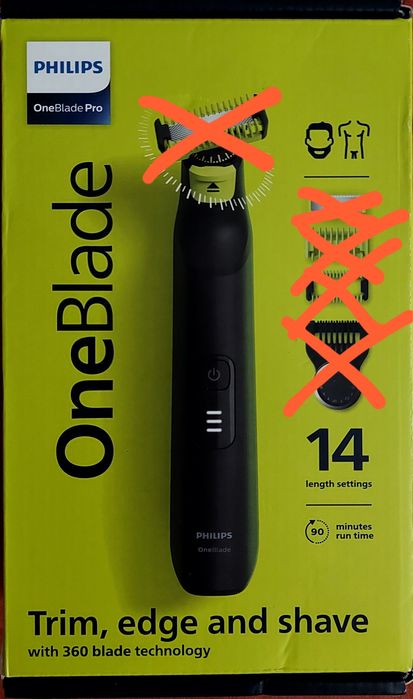 OneBlade one blade Pro samo urządzenie z ładowarką