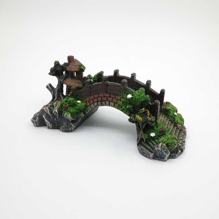 Декор в акваріум, тераріум ОПТ/роздріб (кораблі,машинка, міст)