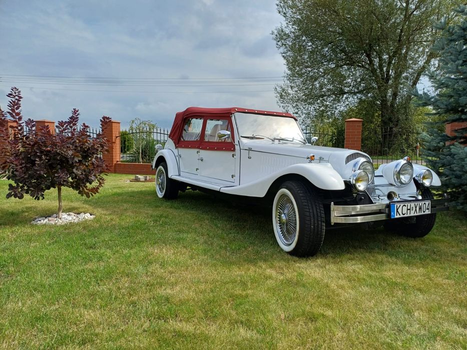 Auto do ślubu Retro unikatowa perełka z kierowcą