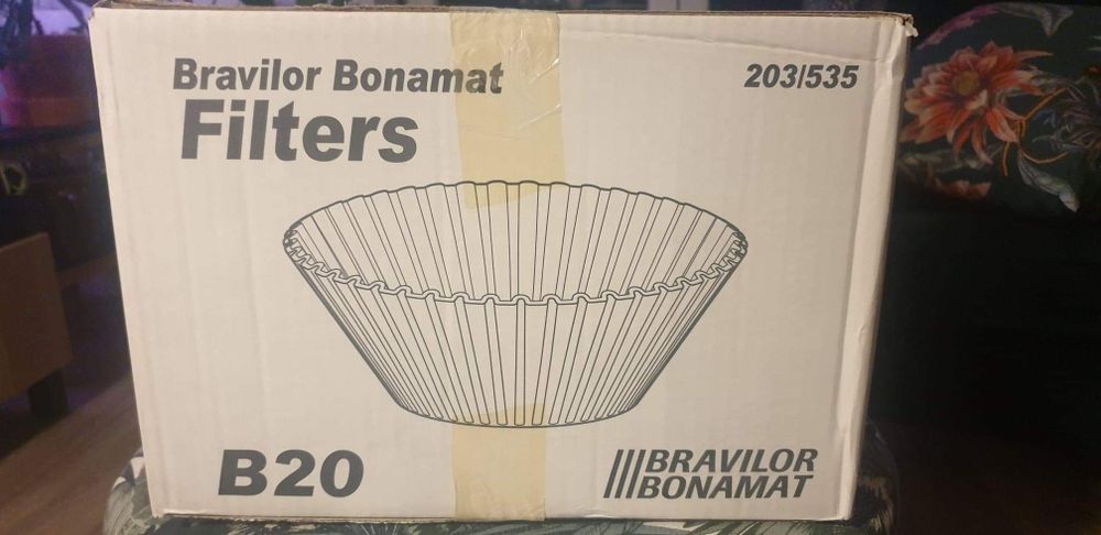 BRAVILOR BONAMAT Filtry papierowe stożkowe 203/535 mm b20