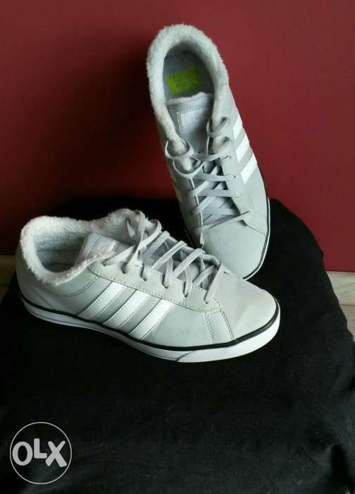 Buty Adidas Neo szare / siwe na jesień / zimę / wiosnę