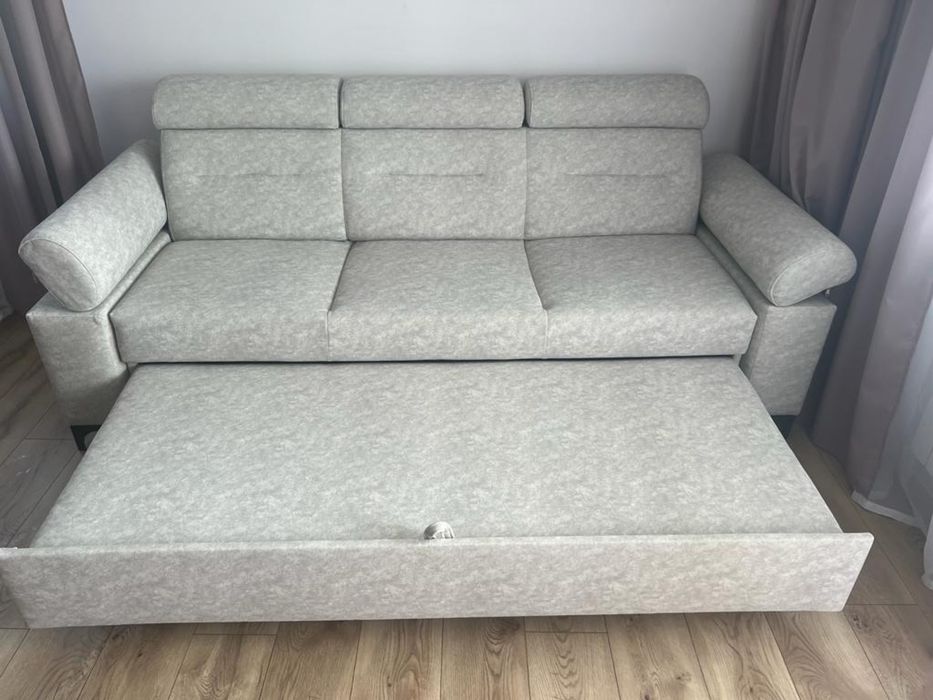 Sofa beż-szarość-krem 230cm