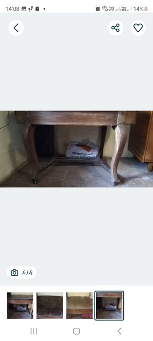 Stary Stół dębowy