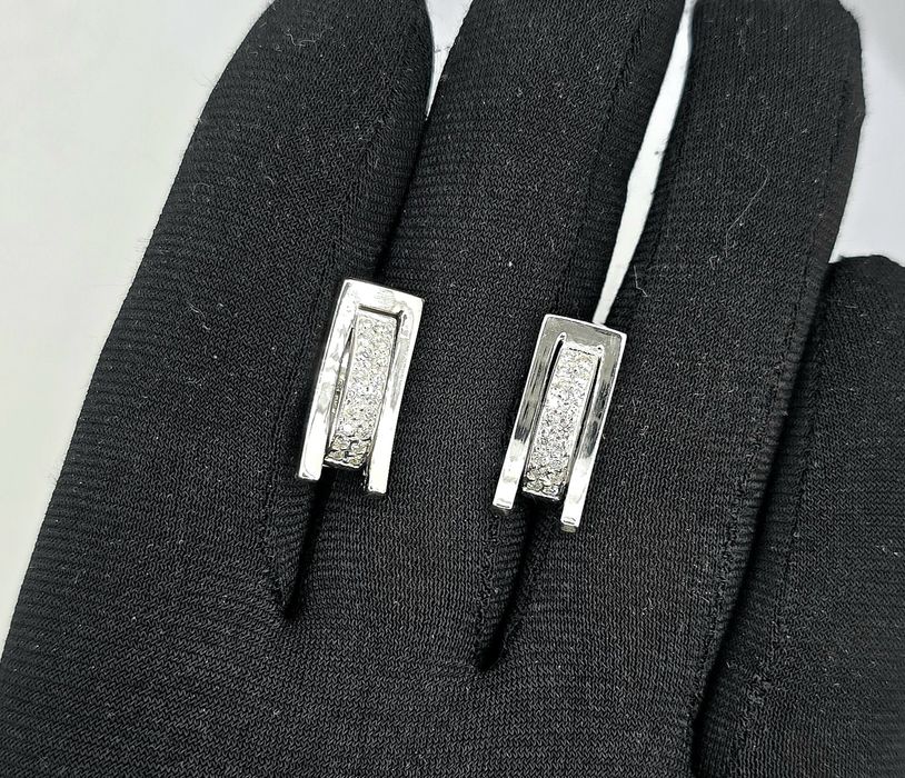 Сережки з діамантами