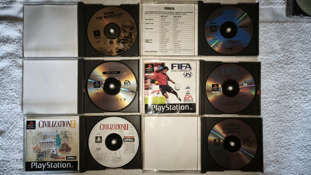 PSONE em bom estado + 8 JOGOS