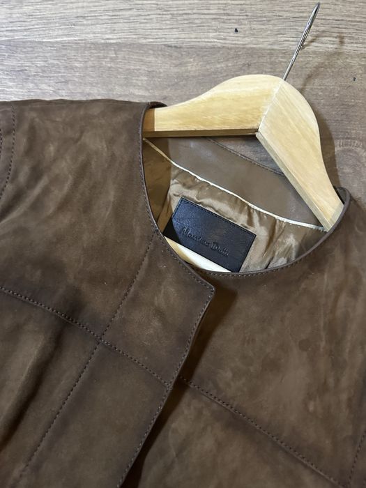 Куртка, тренч Massimo Dutti замша xs-s