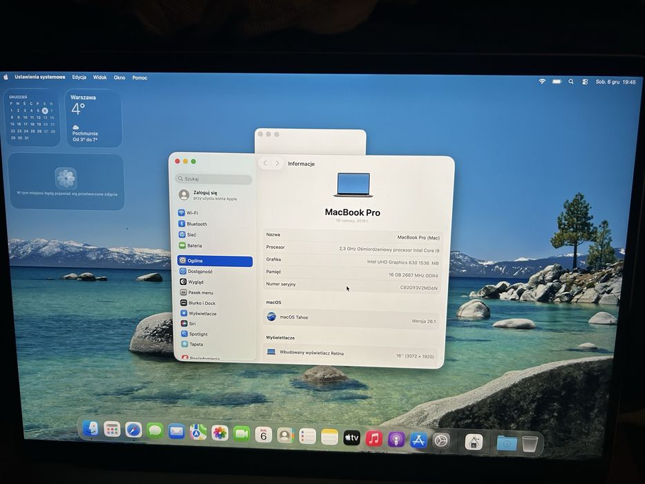 Apple MacBook Pro 16" A2141 i9 1TB SSD 5500M IDEALNY!