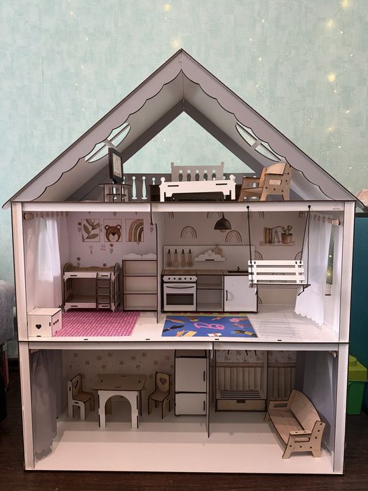 Будинок для барбі NestWood. Ляльковий будиноночок