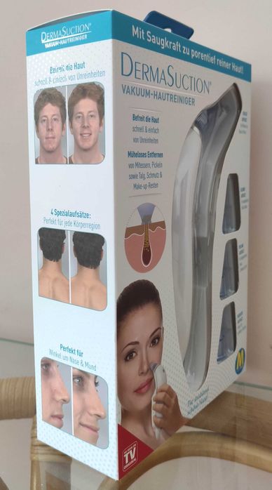 Вакуумный аппарат для чистки пор на лице Derma Suction из Германии