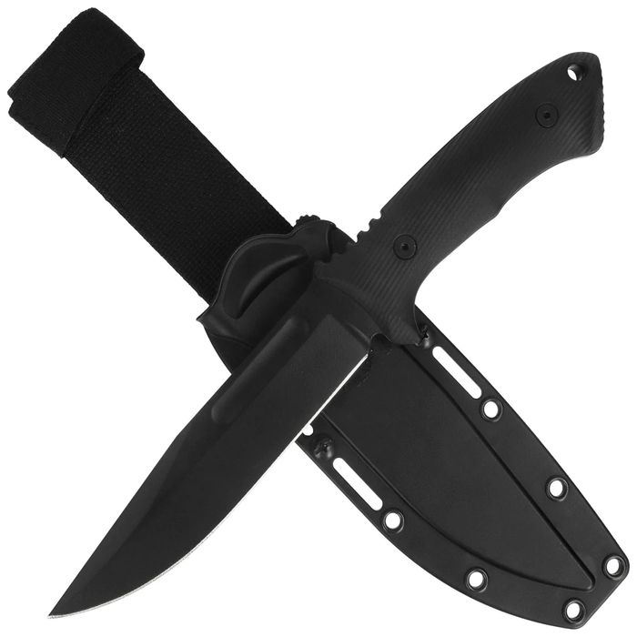Nóż Spartan Blades Harsey Fighter Black Polymer, Black (SBSL006BK)