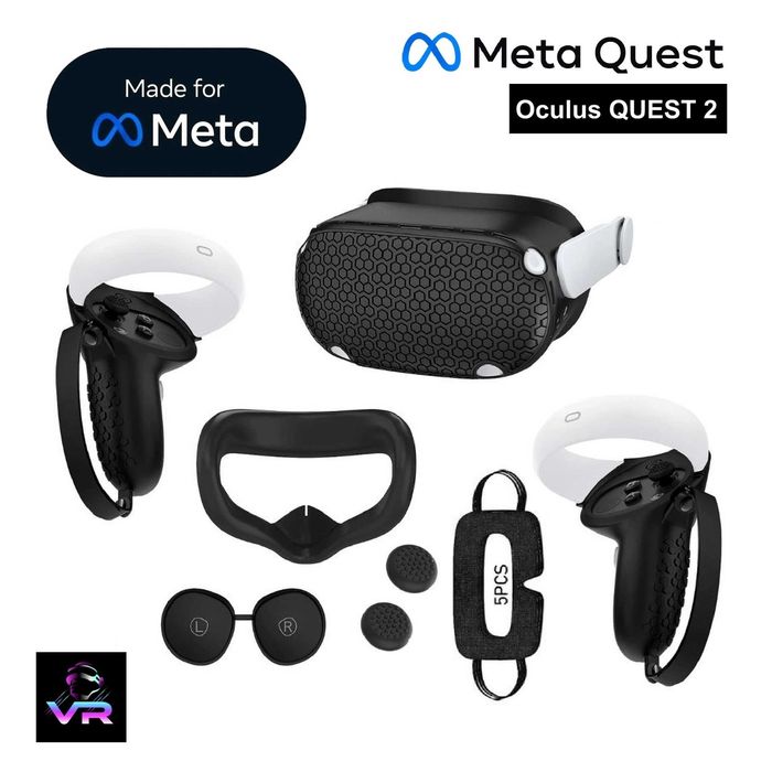 ‼️ Oculus Quest 2 набір 10-в-1 чохли, гріпси, чехли Meta