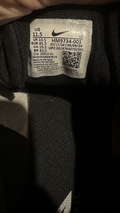 Кросівки чоловічі Nike Juniper Trail 2 Gore-Tex Black 29,5 см