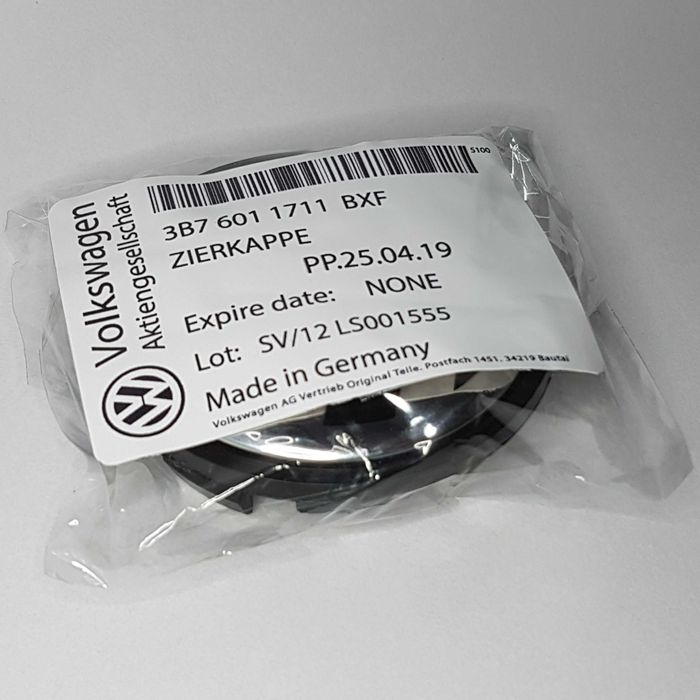 oryginalny dekielek VW 65mm ASO dekle kapsle 1szt