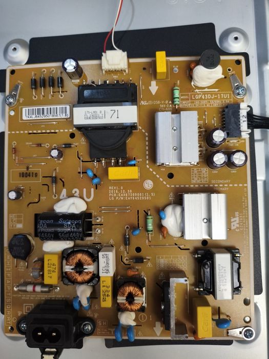 LG 43UK6300PLB. Неисправная Матрица.