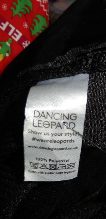 Kombinezon sztruksowy czarny długi Dancing Leopard 38 M