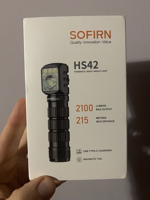 Тактичний налобний ліхтар з червоним світлом