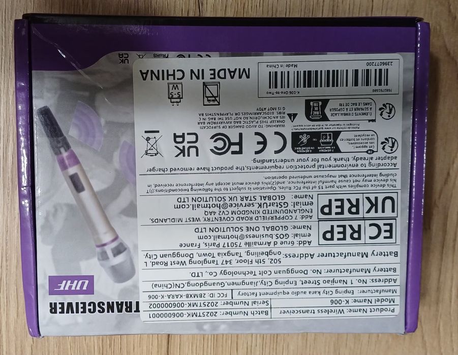 System bezprzewodowy mikrofonu shure akg