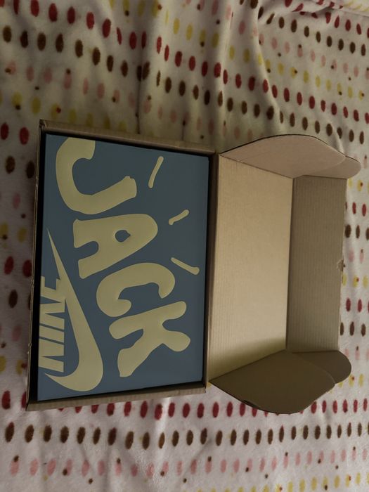 Travis Scott  leche blue 41 originais  novos a estrear