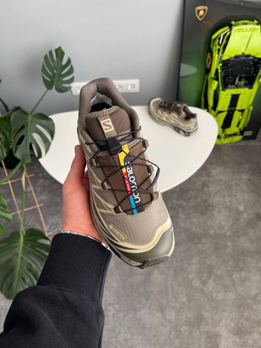 Gore-Tex! Кросівки Salomon Xt-6 Gore Tex Brown,Соломон Гор-Текс, коричневі,xt-6 lab