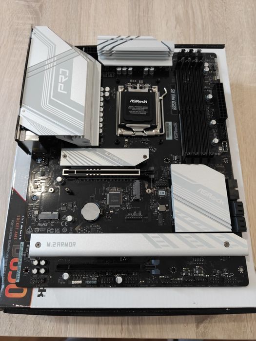 ASROCK B850 PRO RS, socket AM5, nowa, uszkodzona
