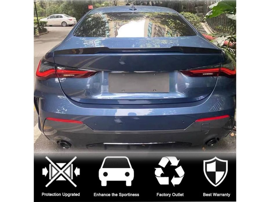 BMW 4 G22/23/26 Спойлер M4-Style V2 (для G22/G82, Карбон)